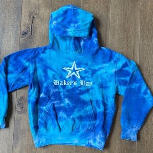 Baker’s Bay Blue Tie-Dye Hoodie